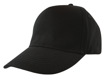 Baseball Cap (Embroidered) Black