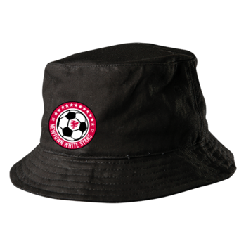 bucket hat (printed badge)