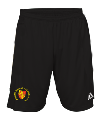 Black Keepers Shorts (Embroidered Badge)