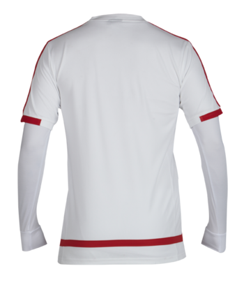 Club Shirt With Baselayer (Embroidered Badge) White/Red