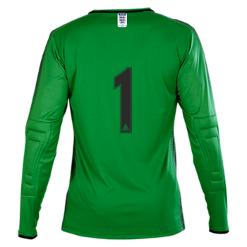 Club Goalkeeper Shirt - Green/Black (Embroidered Badge, Sponsor & Back Number)