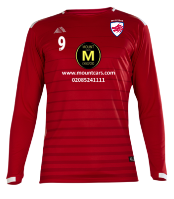 U13 home shirt  Red/White