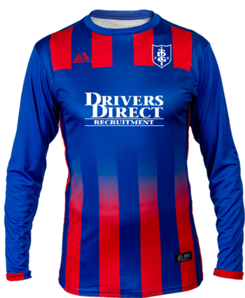 Club Shirt (With Drivers Direct Sponsor) Royal/Red