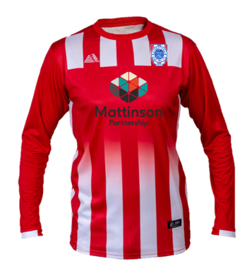 Home Shirt (Embroidered Badge and Mattinson Sponsor) Red/White