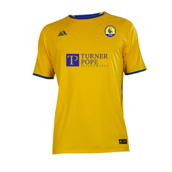 Club Genoa Shirt (Printed Badge) Yellow/Royal