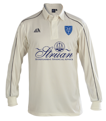 Club Long Sleeve Cricket Shirt (With Plain Numbers)