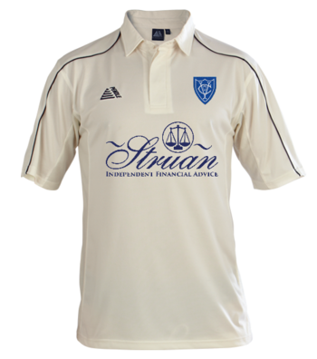Club Short Sleeve Cricket Shirt (With Plain Numbers)