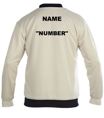 Club Long Sleeve Cricket Sweater (With Plain Numbers)