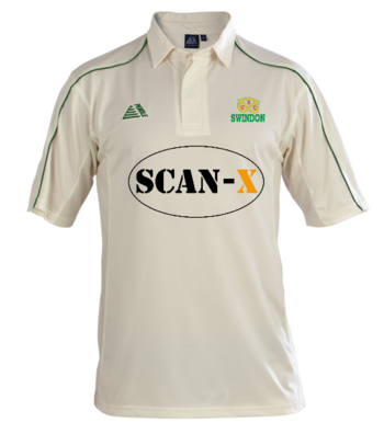 Club Short Sleeve Cricket Shirt (Printed Badge and Sponsor)