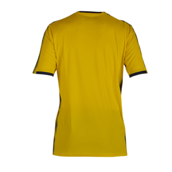 Club Shirt (Embroidered Badge) Yellow/Navy