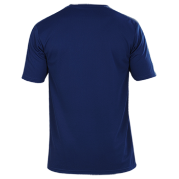 Inter T-Shirt - Royal/White (Embroidered Badge & Initials)