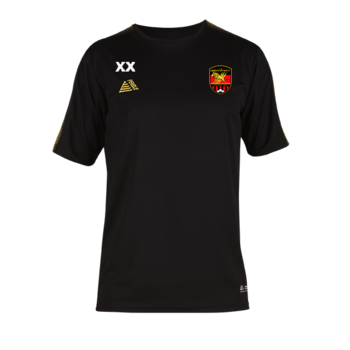 Club Inter T-Shirt - Black/Yellow (Printed Badge)