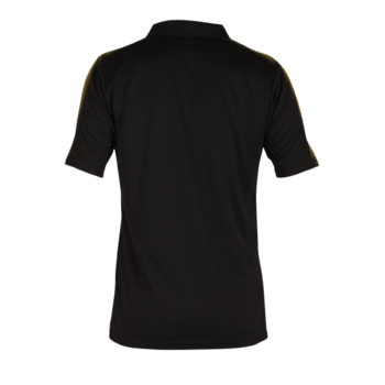 Club Inter Polo Shirt - Black/Yellow (Printed Badge)