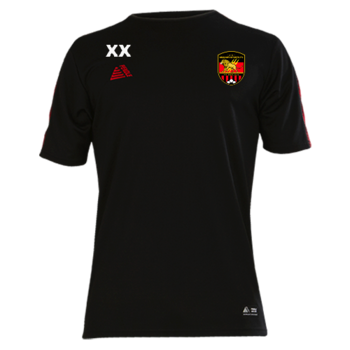 Club Inter T-Shirt - Black/Red (Printed Badge)