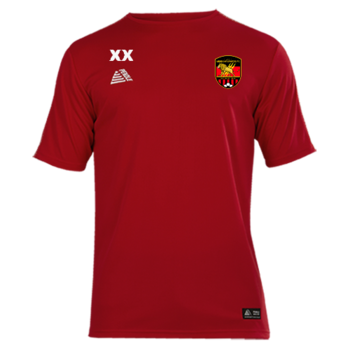 Club Inter T-Shirt - Red/White (Printed Badge)