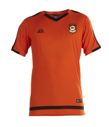 Rio Fitted Shirt Tangerine/Black