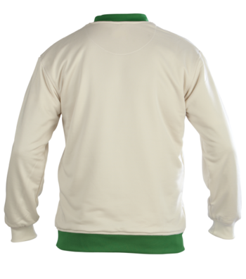 Club Long Sleeve Cricket Sweater (Printed Badge)