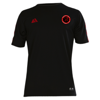 INTER T-SHIRT - Black/Red (Embroidered Badge)