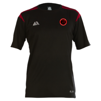 Atlanta T-Shirt Black/Red (Embroidered Badge)