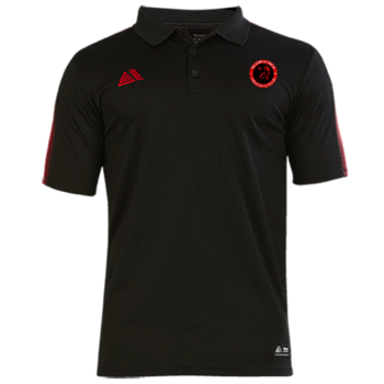 INTER POLO SHIRT - Black/Red (Embroidered Badge)