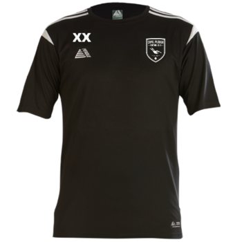 Club Fitted T-shirt (Black/White)