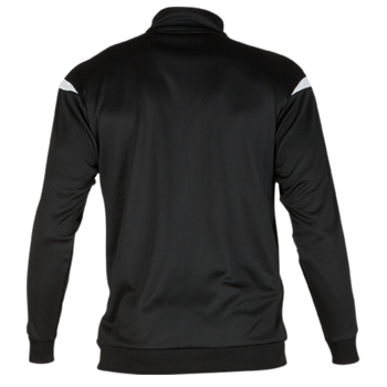 Club Fitted Tracksuit Top (Black/White)