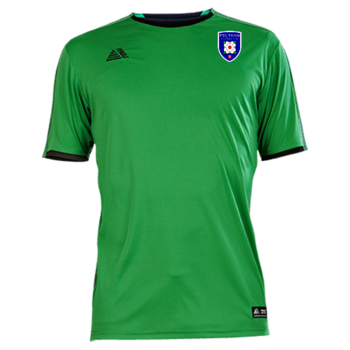 Genoa Football Shirt (Printed Badge) Green/Black