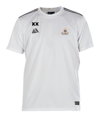 Club Training Shirt - White (Printed Badge)