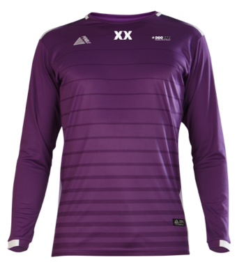 Bayern Shirt (Embroidered Badge with Initials) Purple/White