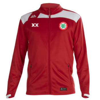 Club fitted tracksuit top red/white