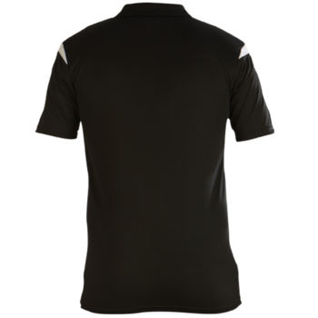 Atlanta Polo Shirt - Black/White (Embroidered Badge)