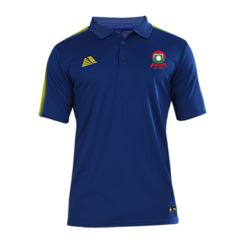 Club Polo Shirt (Embroidered Badge) - With Club Name On Back