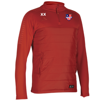 Braga Winter Training Jacket - Red (Printed Badge)