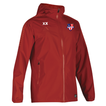 Braga Waterproof Jacket - Red (Printed Badge)