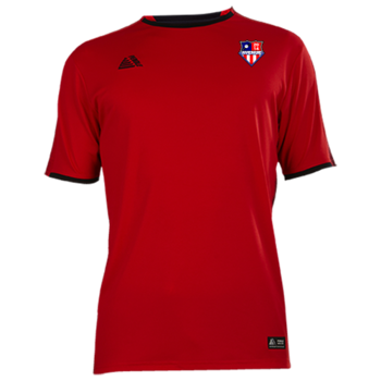 Club Shirt - Genoa (Printed Badge) Red/Black
