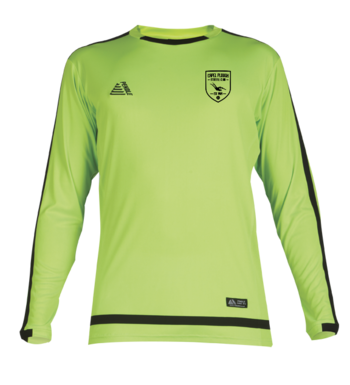 Club Solar goalkeeper shirt fluo green/black