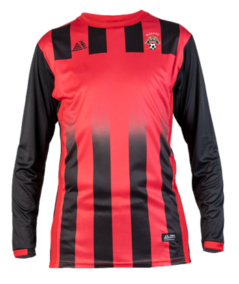 Away Shirt (Embroidered Badge) Red/Black