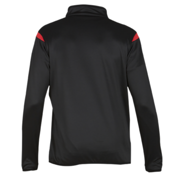 Club Quarter Zip Top - Black/Red (With Numbers)