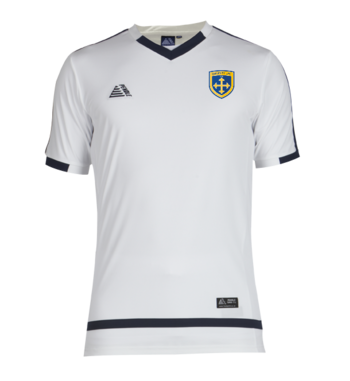 Replica Shirt (Embroidered Badge) White/Navy