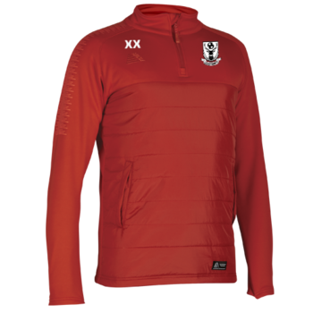 Red Braga Winter Training Jacket (Printed Badge)