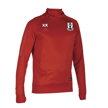 Red Braga High Neck Sweatshirt (Printed Badge)