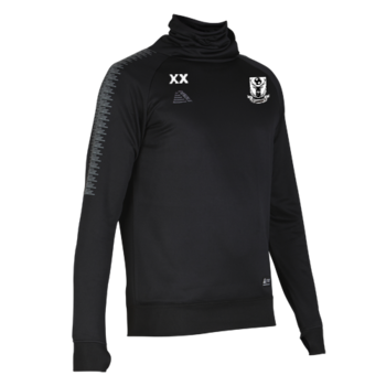 Black Braga High Neck Sweatshirt (Printed Badge)
