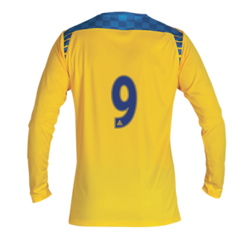 Club shirt (Long sleeved) Yellow/Royal