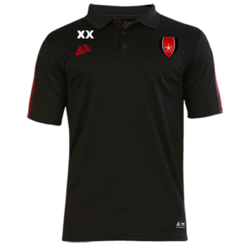 Inter Polo Shirt - Black/Red (Printed Badge)
