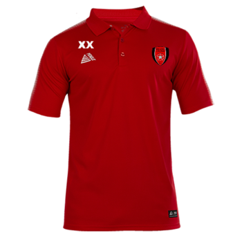 Inter Polo Shirt - Red/White (Printed Badge)
