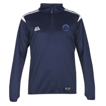Club 1/4 Top - Navy (Embroidered Badge)