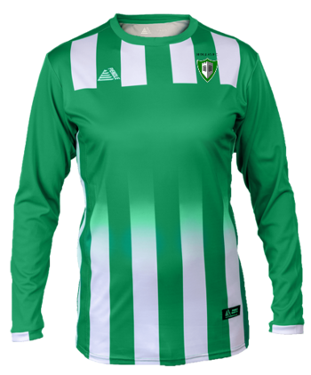 Club Shirt (Embroidered Badge) Green/White