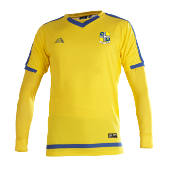 Under 10s and Under 16s Shirt Yellow/Royal