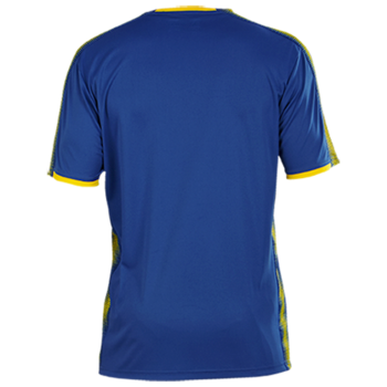 SSG JUNIORS MATCH DAY TOP (printed badge and initials) Royal/Yellow