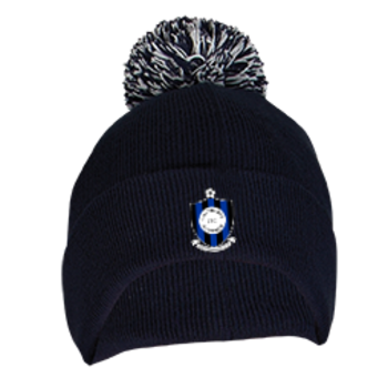 Bobble Hat - Navy (Embroidered Badge)